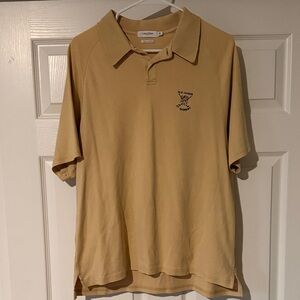 Calvin Klein Men's Beige Polo Shirt
